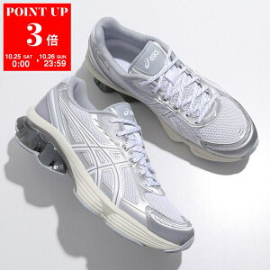 ASICS アシックス スニーカー GEL-KINETIC FLUENT ゲルキネティック フルーエント 1203A591-101 レディース ローカット レースアップ メッシュ 厚底 シューズ 靴 WHITE/WHITE