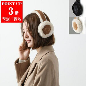 UGG アグ イヤーマフ W EMBROIDERED LOGO EARMUFF 20955 レディース エンブロイダリー ロゴ 耳あて イヤマフ シープスキン シアリング カラー6色