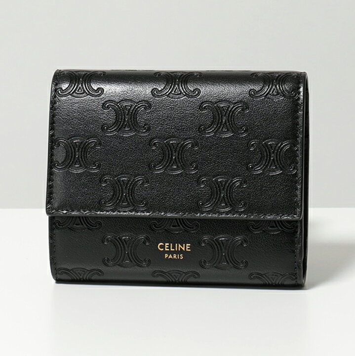 楽天市場】CELINE セリーヌ 10B573BFU.38NO Small Trifold Wallet 
