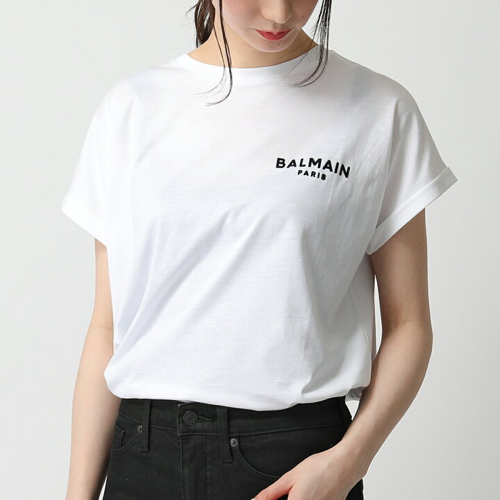 楽天市場】BALMAIN バルマン VF11351 B013 クルーネック 半袖 Tシャツ  