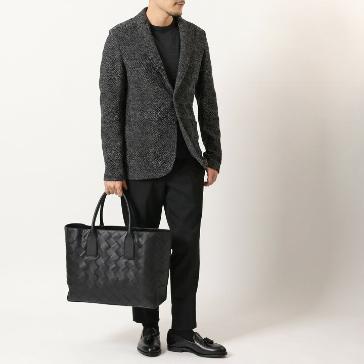 楽天市場 Bottega Veneta ボッテガヴェネタ 6298 Vcru1 03 イントレチャート レザー トートバッグ 鞄 メンズ インポートセレクト Musee