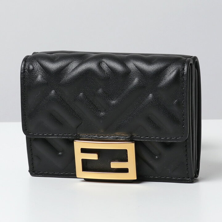 楽天市場】FENDI フェンディ 8M0395 AAJD F0KUR MICRO TRIFOLD WALLET 