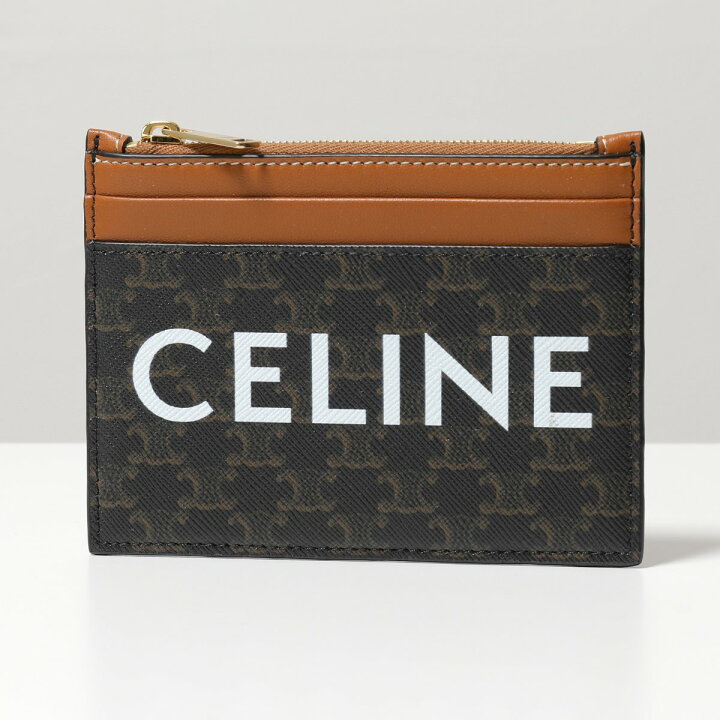 CELINE カードコインケース ネイビーブルー
