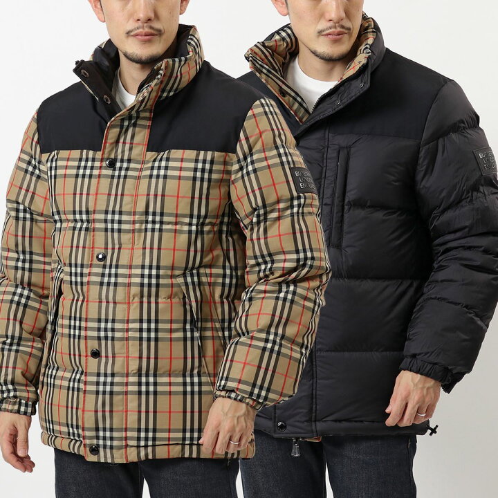 Burberry リバーシブルチェック ダウン