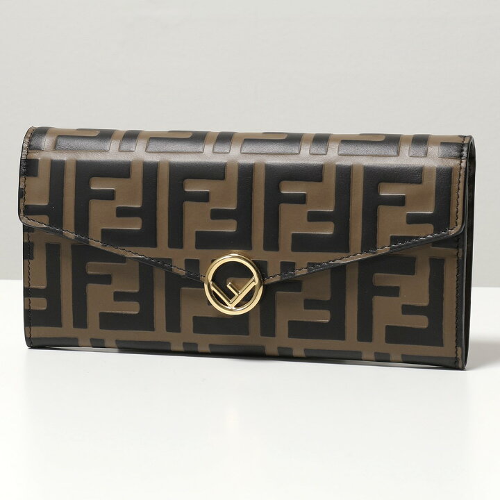 楽天市場】FENDI フェンディ 8M0251 AAFM F IS FENDI CONTINENTAL 二 