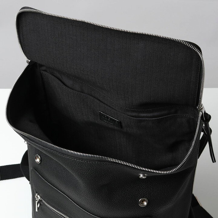 LOEWE Goya Slim Backpack Leather Black B666S52X01