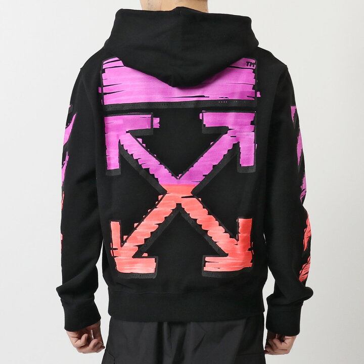 楽天市場】OFF-WHITE オフホワイト VIRGIL ABLOH OMBB034R21FLE003 MARKER SLIM HOODIE  プルオーバー パーカー スウェット 1032/BLACK-FUCHSIA メンズ : インポートセレクト musee