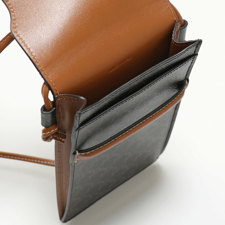 楽天市場】CELINE セリーヌ 10G332CQD.04LU Phone pouch with Flap 