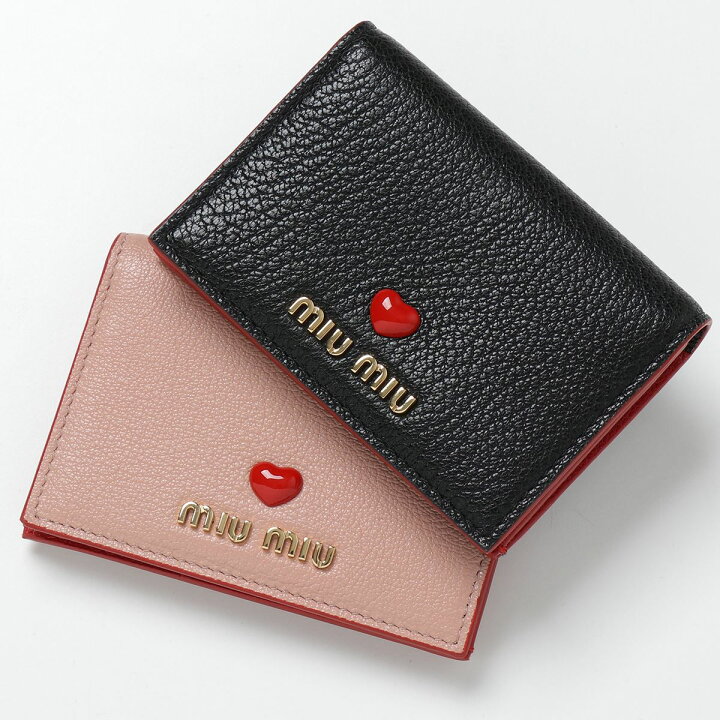 楽天市場】MIUMIU ミュウミュウ 5MC945 2BC3 カラー2色 マドラスレザー  