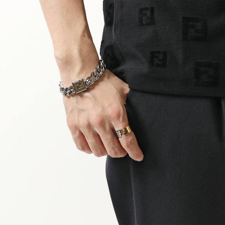 楽天市場】FENDI フェンディ 7AJ294 B08 BRACELET CHAIN FF チェーン  