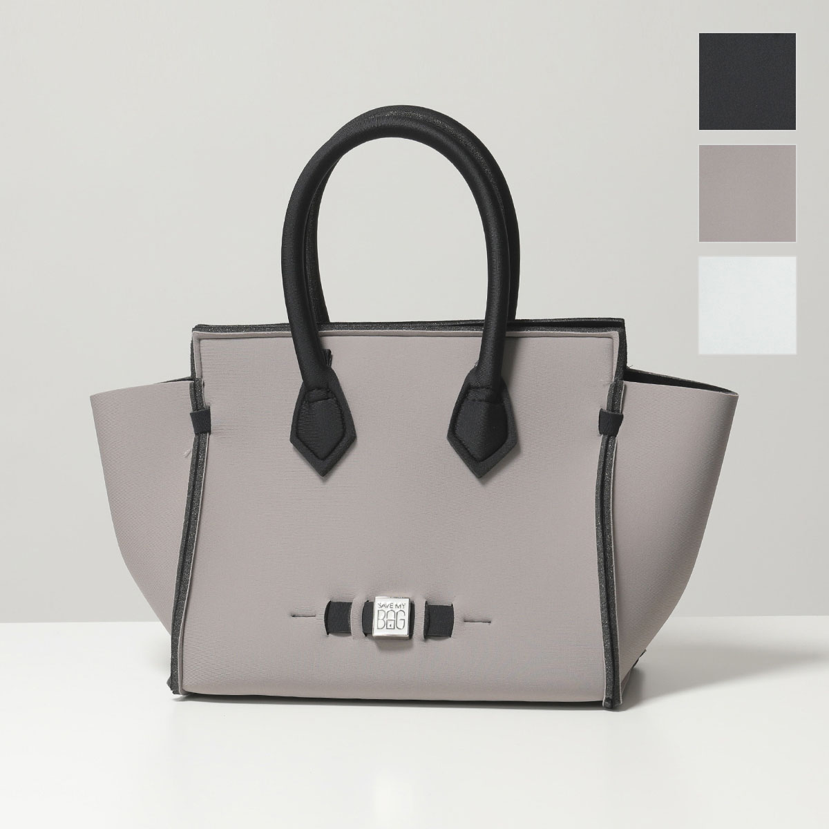 SAVE MY BAG セーブマイバッグ 2175N AMANDINE LYCRA カラー3色 アマンディーヌ 軽量 ハンドバッグ トートバッグ 鞄  レディース | インポートセレクト musee