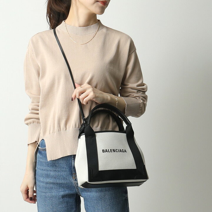 楽天市場】BALENCIAGA バレンシアガ 390346 2HH3N NAVY CABAS XS AJ  