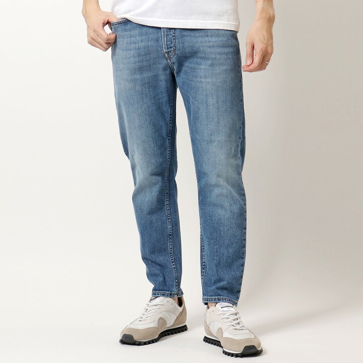 楽天市場 Acne Studios アクネストゥディオズ River Mid Blue スリムテーパードジーンズ デニム ボタンフライ Mid Blue メンズ インポートセレクト Musee