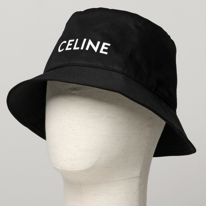 CELINE セリーヌ 2AU5B123N.38NO バケットハット 帽子 キャップ コットン ロゴ 38NO メンズ  インポートセレクト musee