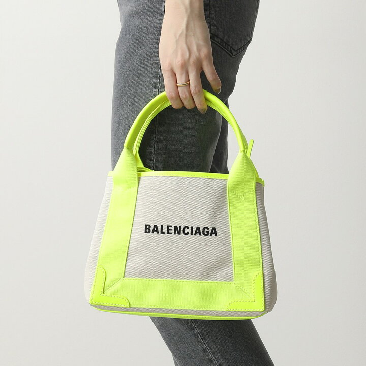 楽天市場】BALENCIAGA バレンシアガ 390346 K9HAN NAVY CABAS XS AJ  