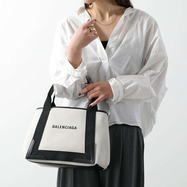 楽天市場】BALENCIAGA バレンシアガ トートバッグ NAVY CABAS S 
