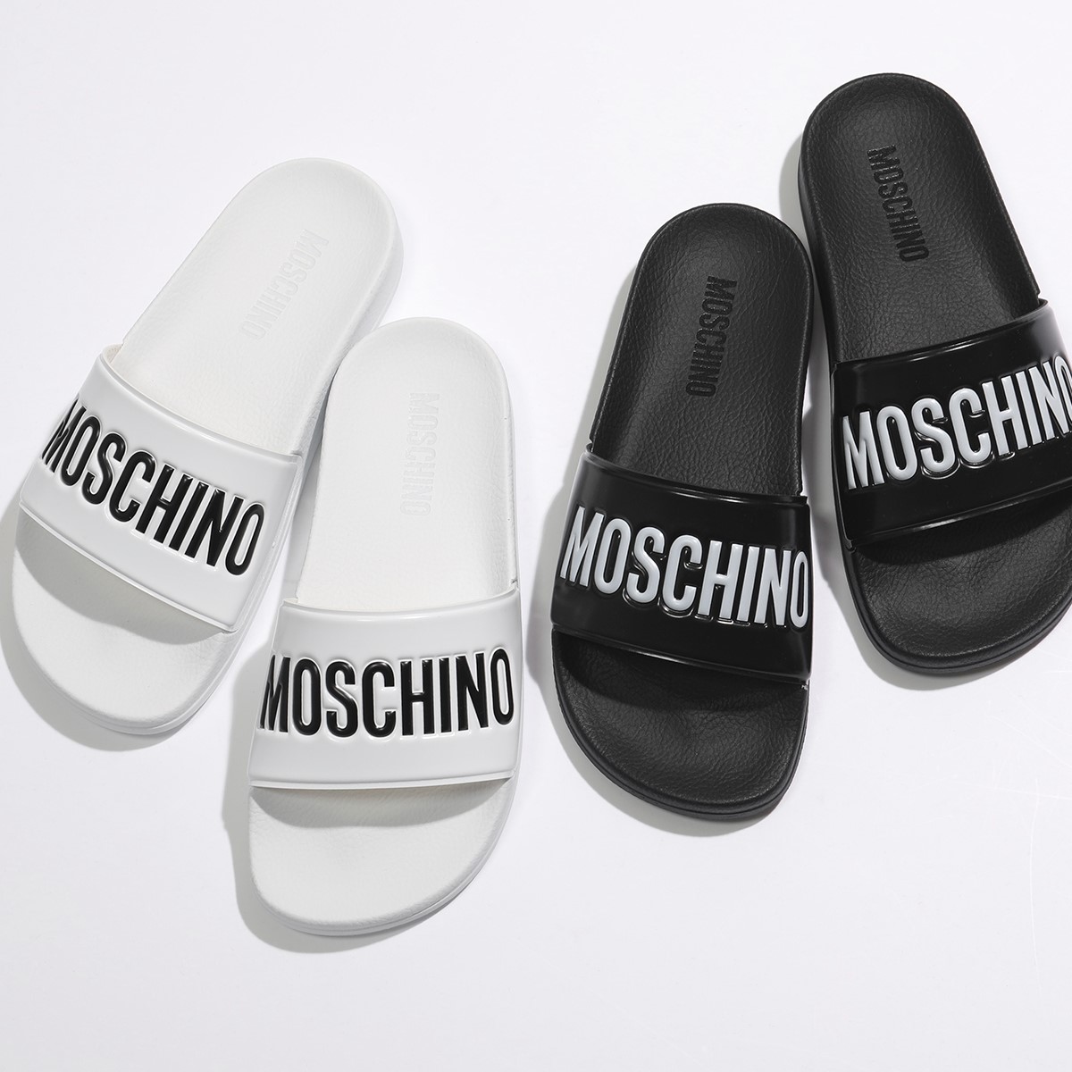 わない】 モスキーノ Moschino メンズ サンダル シャワーサンダル シューズ・靴Black：フェルマート サイズとな