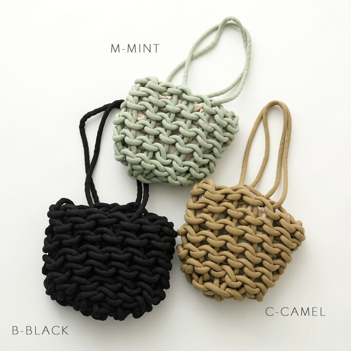 楽天市場】alienina アリエニーナ JULIA BAG SS21 JB カラー4色 ロープ  