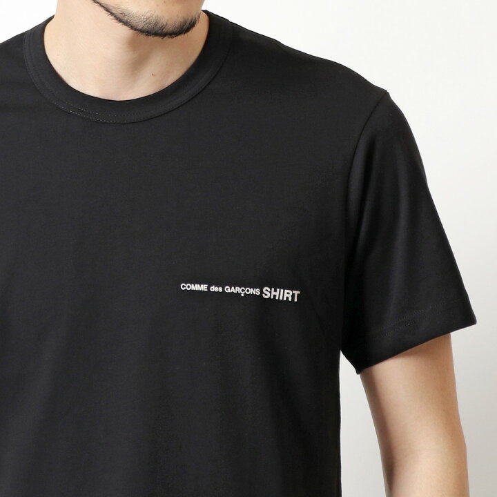 楽天市場 Comme Des Garcons Shirt コムデギャルソン Fg T018 クルーネック 半袖 Tシャツ ちびロゴt カットソー コットン 1 メンズ インポートセレクト Musee
