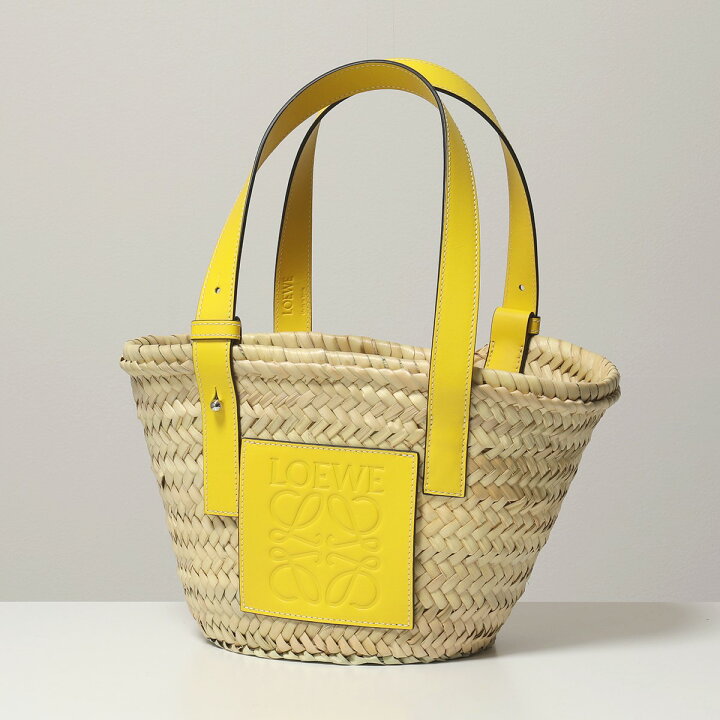 楽天市場】LOEWE ロエベ 327.02.S93 BASKET SMALL BAG ラフィア×レザー  