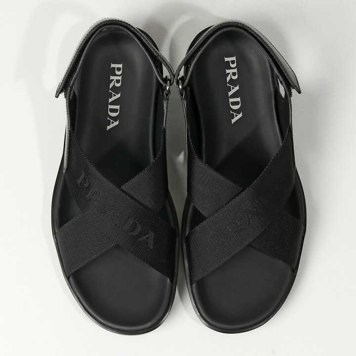 楽天市場】PRADA プラダ 2X3023 3L74 クロスストラップ サンダル 