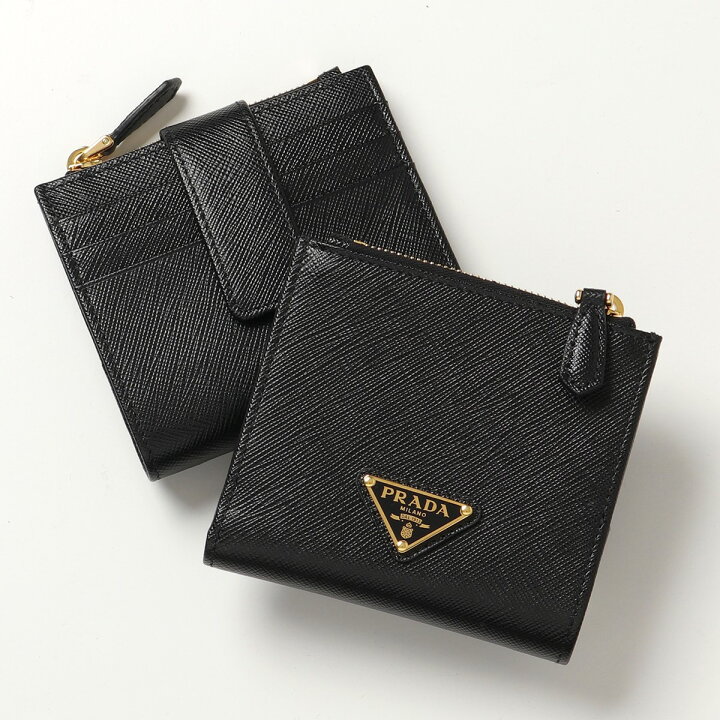 楽天市場】PRADA プラダ 1ML047 QHH サフィアーノレザー 財布 二つ折り  