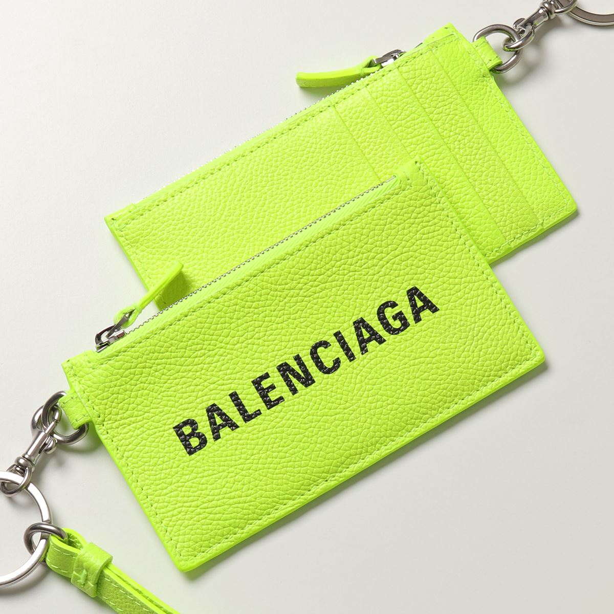 BALENCIAGA バレンシアガ 594548 2UQ13 レザー コイン&カードケース ネックストラップ付き ネックポーチ フラグメントケース  7260 メンズ | インポートセレクト musee