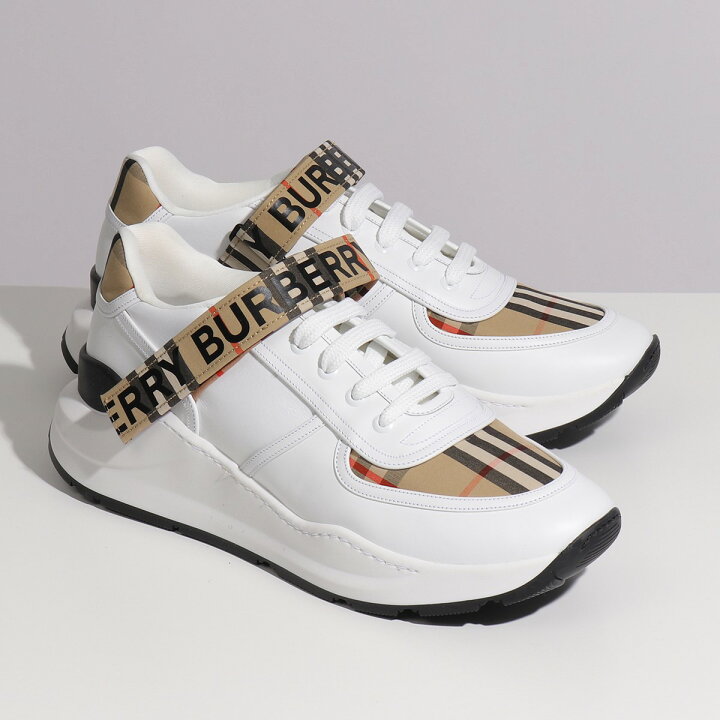 楽天市場】BURBERRY バーバリー 8024052 RONNIE ロゴディテール レザー 