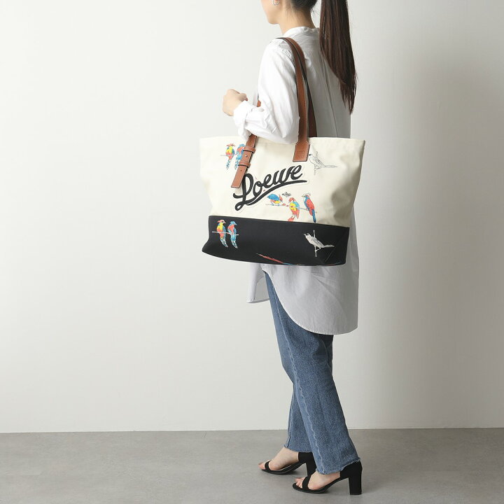 楽天市場】LOEWE ロエベ B887J09X03 ジップトート プリントキャンバス 