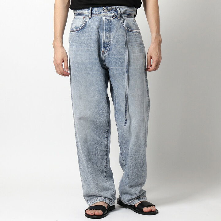 楽天市場 Acne Studios アクネストゥディオズ C0002 Acne Studios 1991 Toj ルーズフィット デニム ジーンズ ヴィンテージ ウォッシュ加工 Lightblue メンズ インポートセレクト Musee