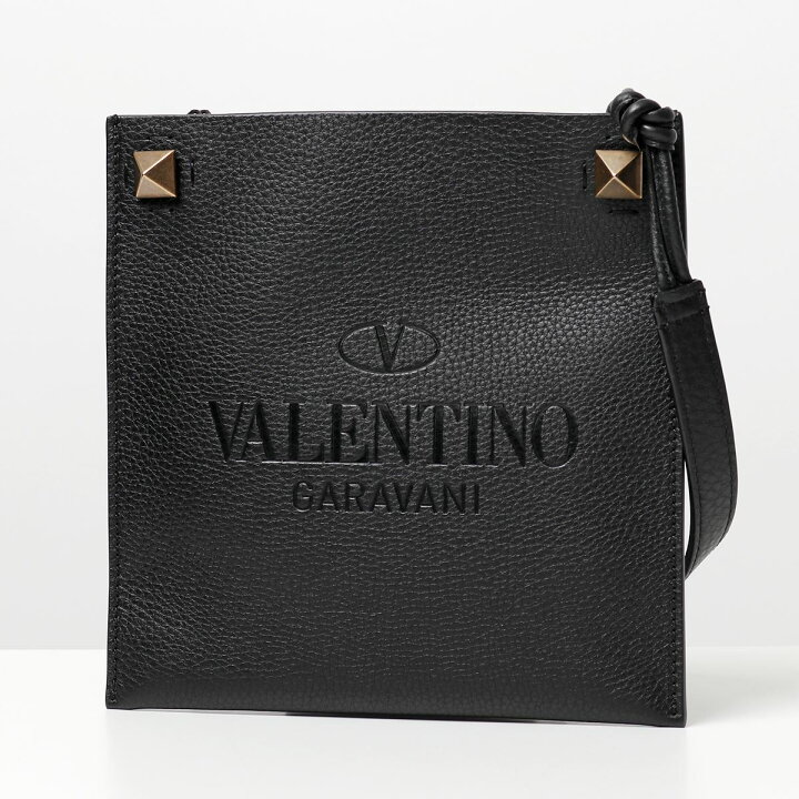 楽天市場】VALENTINO ヴァレンティノ B0A82 ZBT レザー ロックスタッズ  