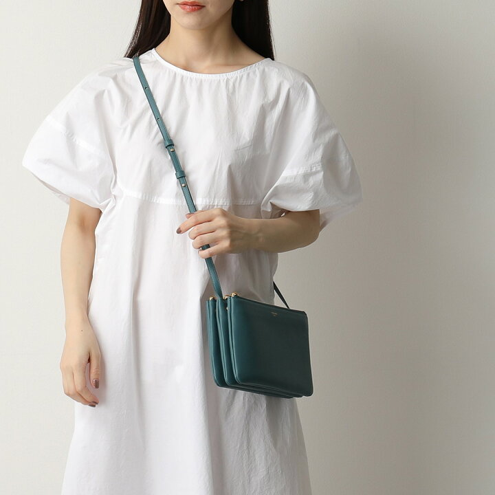 楽天市場】CELINE セリーヌ 192033CAD.07PS Trio トリオ レザー 