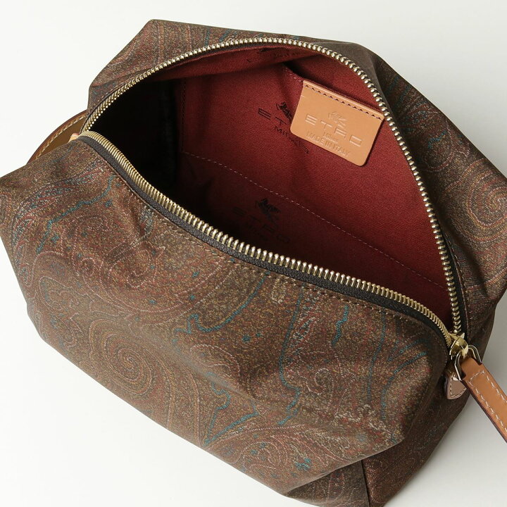 楽天市場】ETRO エトロ 0N373 8110 ペイズリー柄 ジャカード ナイロン 