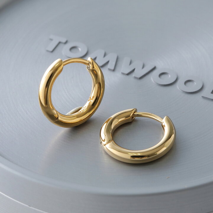 楽天市場】 TOMWOOD トムウッド ピアス Classic Hoop Small Gold 