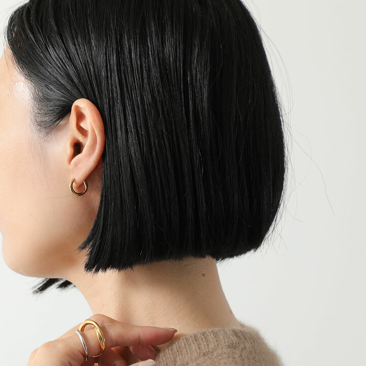 楽天市場】TOMWOOD トムウッド ピアス Classic Hoop Small Gold 