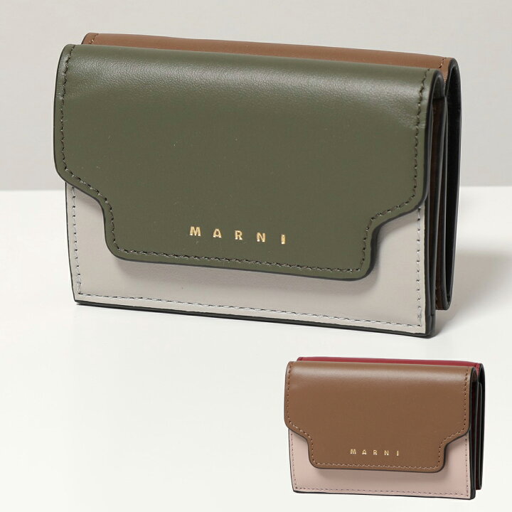 楽天市場】MARNI マルニ 三つ折り財布 PFMOW02U23 LV589 レディース 