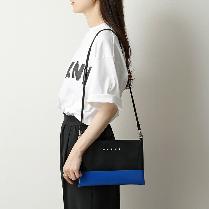 楽天市場】MARNI マルニ SBMQ0044A0 P3572 PVC TRIBECA バイカラー  