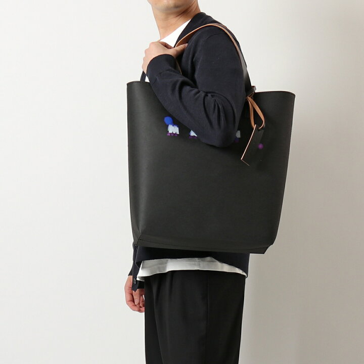 楽天市場 Marni マルニ Shmq0025a2 P0296 セルロース ショッピングバッグ トートバッグ ロゴ 鞄 Z1n99 メンズ Po Jyuuu インポートセレクト Musee