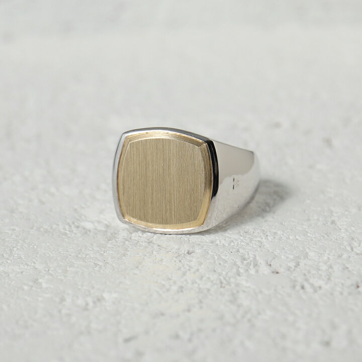 楽天市場】TOMWOOD トムウッド リング レディース Cushion Gold Top  