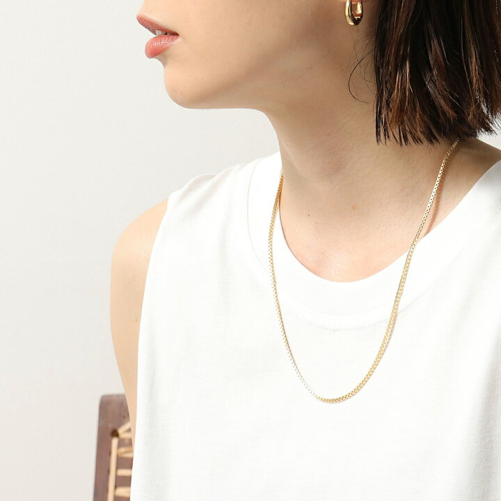 楽天市場】TOMWOOD トムウッド ネックレス Square Chain Gold 20.5inch  