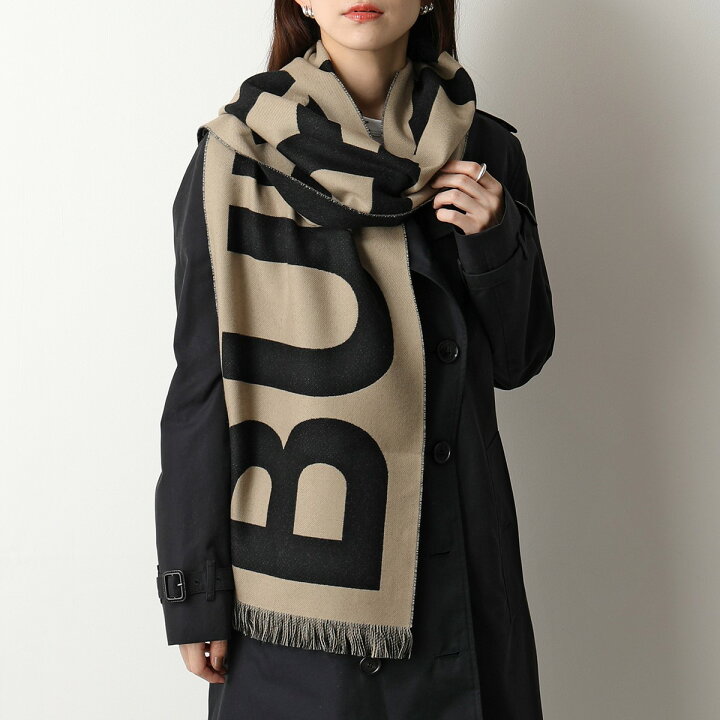 楽天市場】BURBERRY バーバリー 8035525 ロゴ ウール ジャカード  