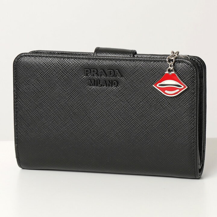 楽天市場】PRADA プラダ 1ML225 2CHR サフィアーノレザー 二つ折り財布 