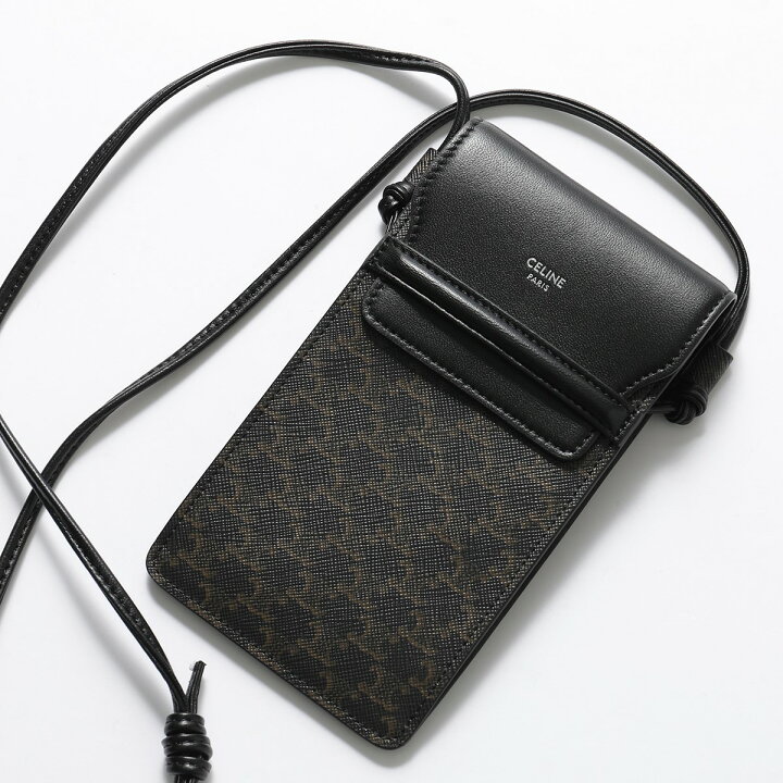 楽天市場】CELINE セリーヌ 10G332CQD.38SI Phone pouch with Flap  