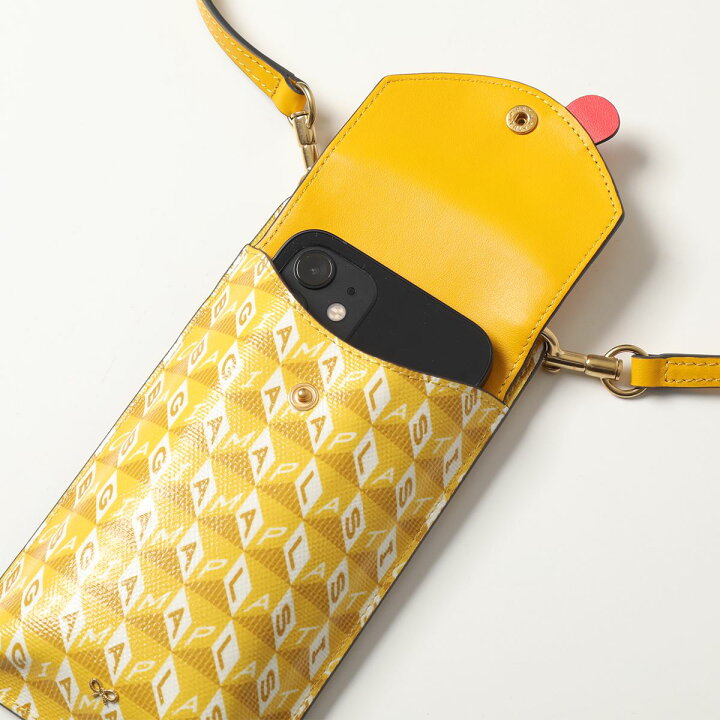 楽天市場 Anya Hindmarch アニヤハインドマーチ I Am A Plastic Bag Zany Phone Pouch On Strap ショルダーバッグ フォンケース Iphoneケース ポーチ 鞄 Cumin レディース 21aw インポートセレクト Musee