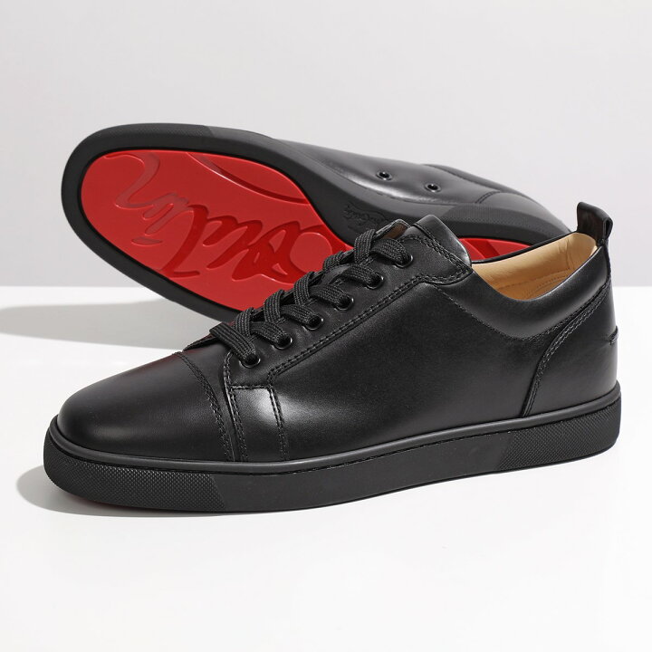 楽天市場 Christian Louboutin クリスチャンルブタン Louis Junior ルイジュニア レザー シューズ ローカット スニーカー 靴 Cm53 Black Black メンズ インポートセレクト Musee