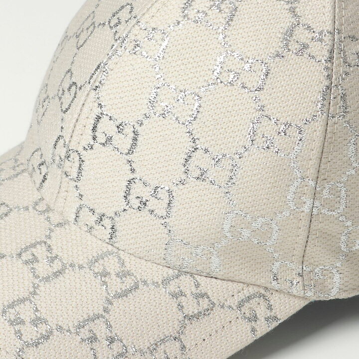 楽天市場】GUCCI グッチ 631953 3HK75 GGラメ ベースボールキャップ  