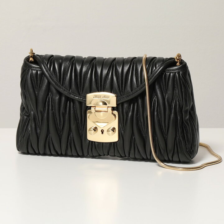 楽天市場】MIUMIU ミュウミュウ 5BH196 N88 MATELASSE マテラッセ 