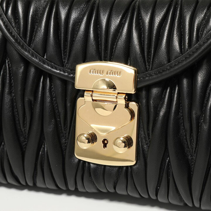 楽天市場】MIUMIU ミュウミュウ 5BH196 N88 MATELASSE マテラッセ 