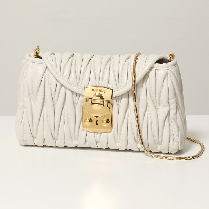 楽天市場】MIUMIU ミュウミュウ 5BH196 N88 MATELASSE マテラッセ 