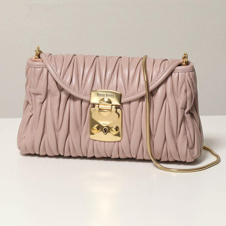 楽天市場】MIUMIU ミュウミュウ 5BH196 N88 MATELASSE マテラッセ 